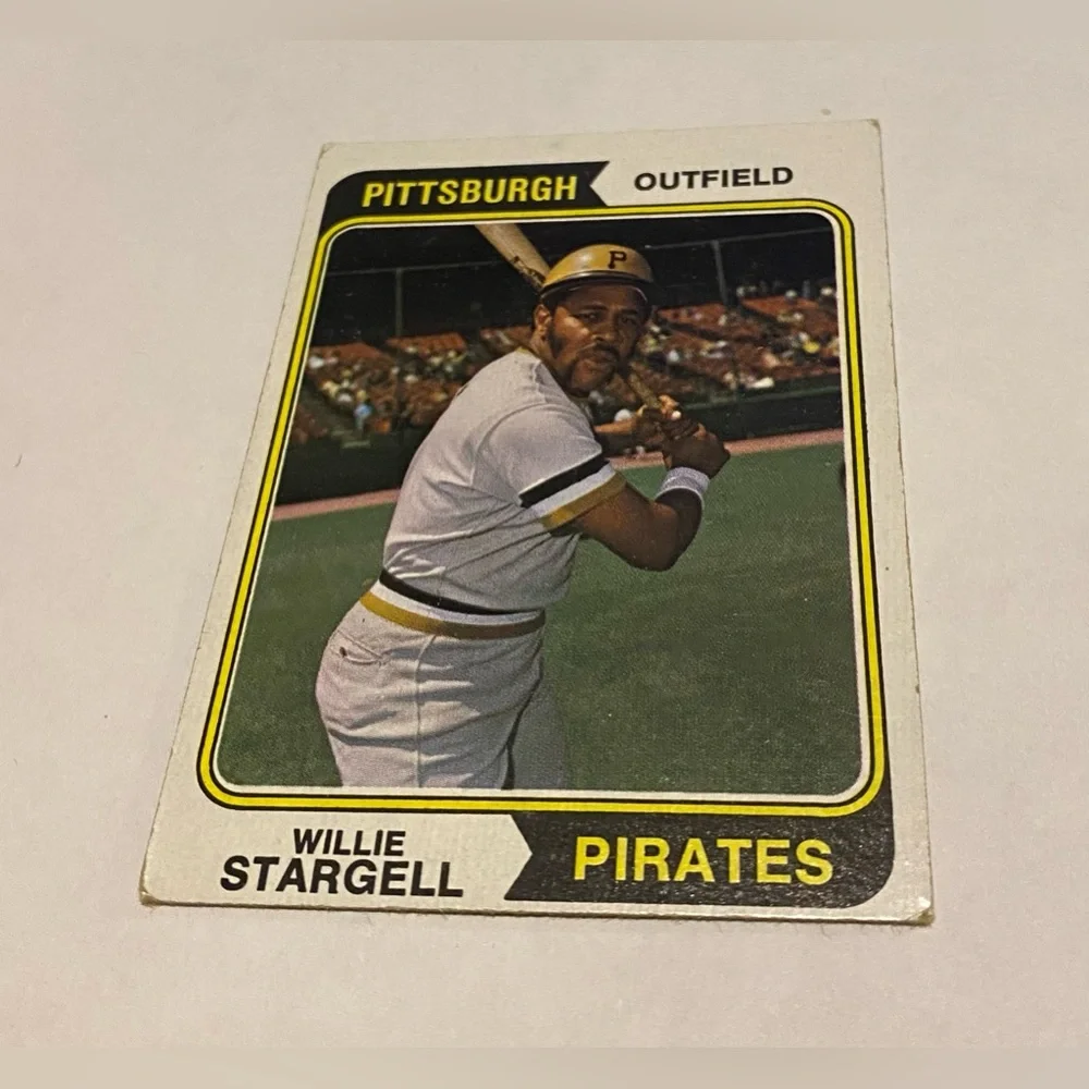 Willie Stargell 1974 Topps Baseball Card # 100 Pittsburgh Pirates Vintage